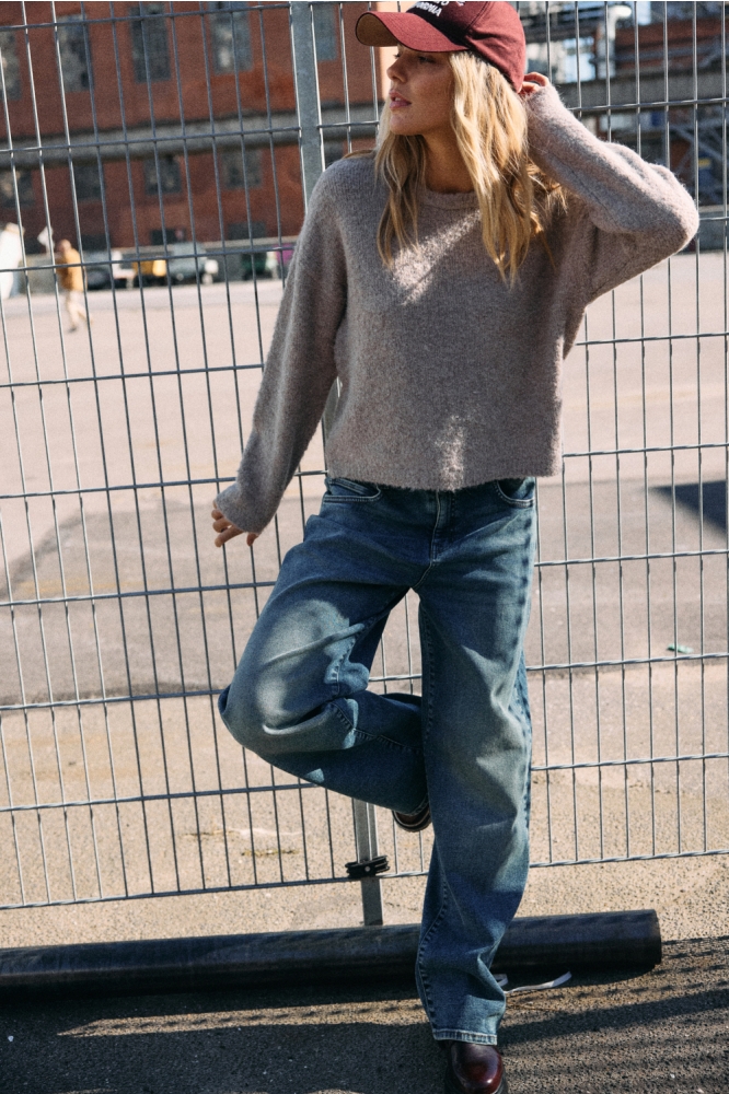 NMJOSIE HW BAGGY JEANS AZ400MB NOOS 27031597 Medium Blue Denim